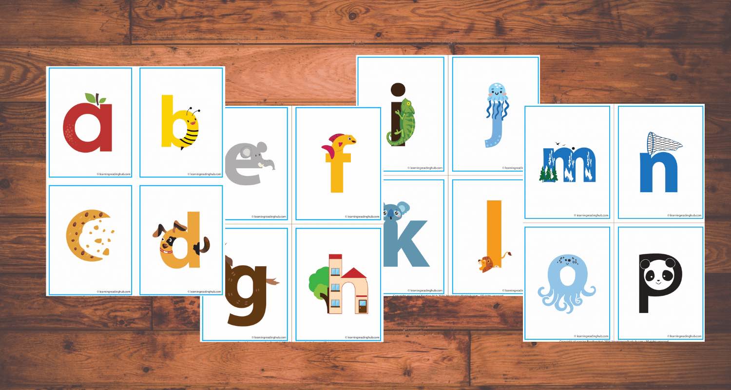 Competitor alphabet card example 1