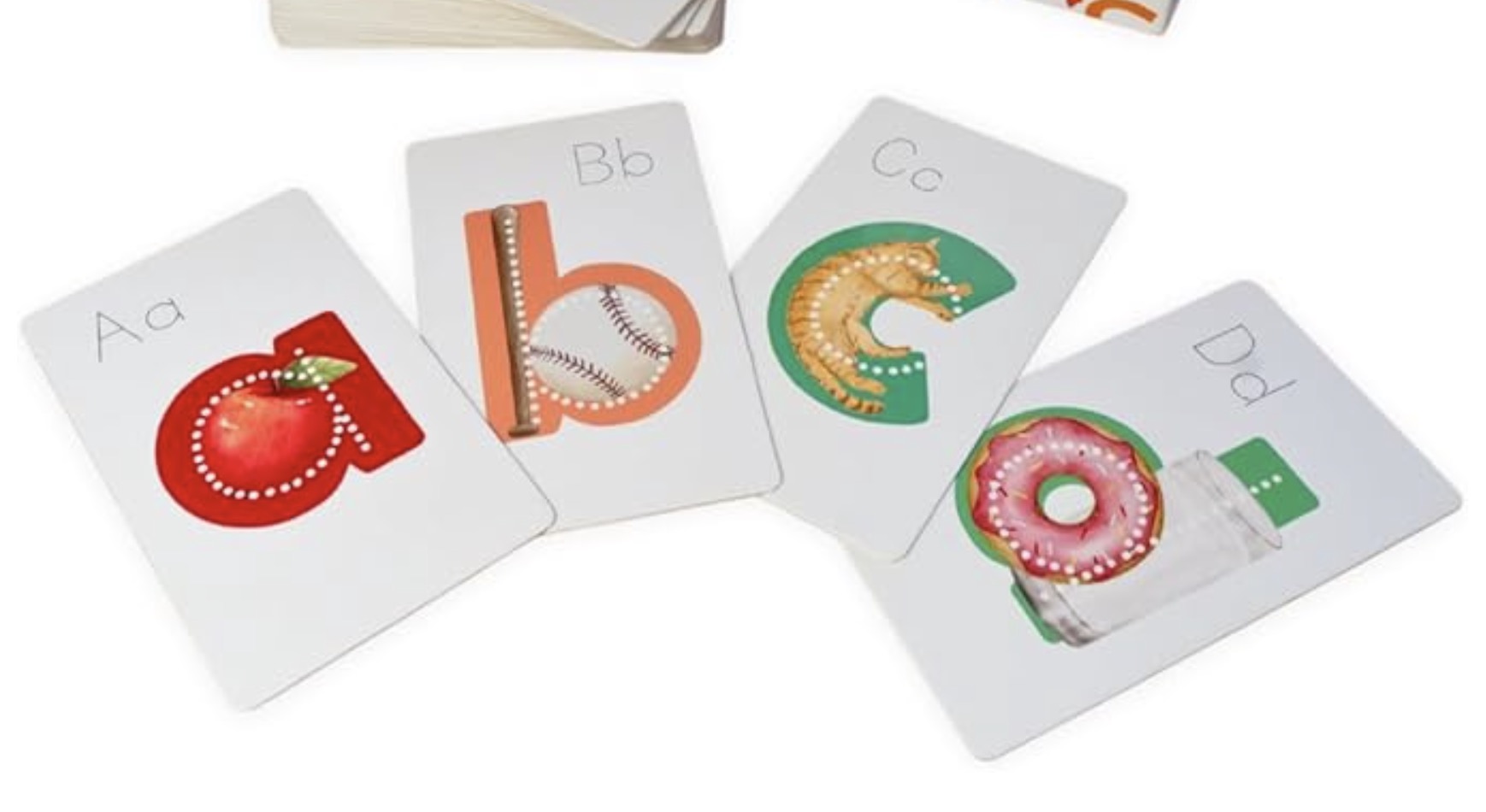 Competitor alphabet card example 4